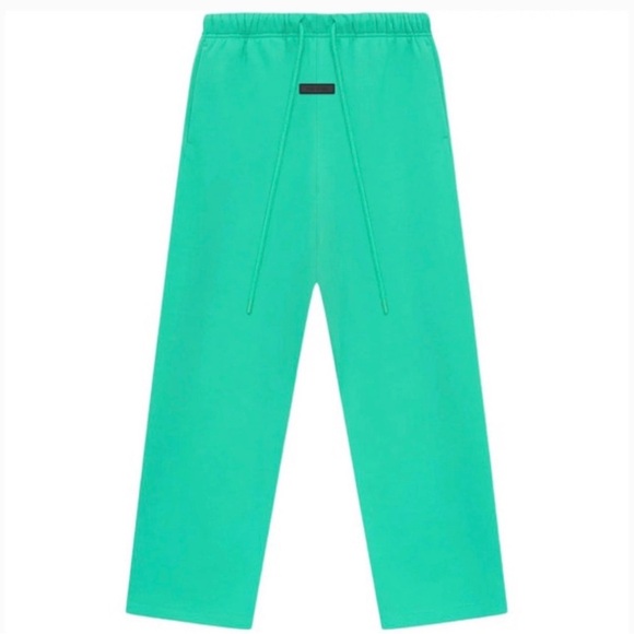 Fear of God Other - Mint Green Essentials fear of god oversized Straight-Leg Sweatpants